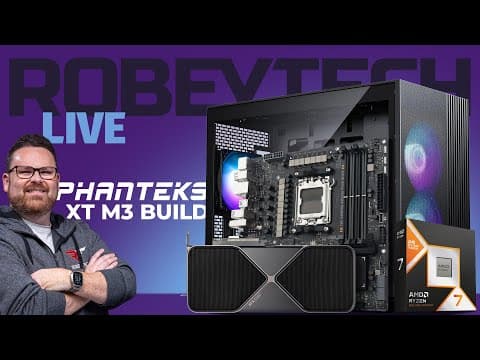 Phanteks Xt M3 Gaming Pc Build | Ryzen 7 9800x3d Rtx 5080 Setup