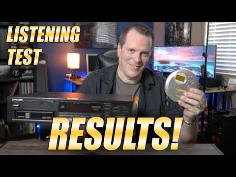 Cd Player Listening Test Results! Can You Hear The Difference?