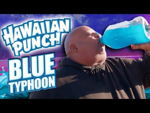 Hawaiian Punch Berry Blue Typhoon | Gallon Chug Challenge