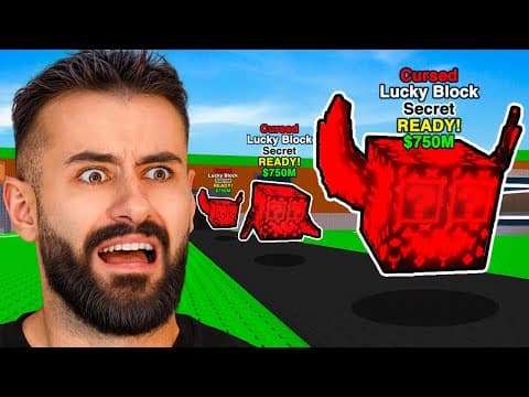 Άνοιξα 100 Cursed Secret Lucky Block Στο Steal A Brainrot