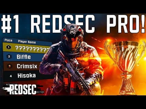 Meet The #1 Redsec Player (most Earned / Tournament Winner)