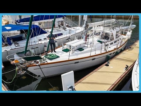 A Stunning 50' Dream Yacht That Can Take You Anywhere [4k Tour] Learning The Lines