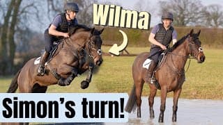 Simon Takes Over The Ride On Wilma!!