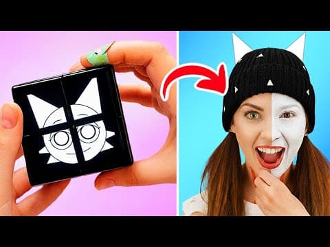 Halloween Makeover To Wenda! *how To Become Sprunki With Fun Gadgets & Diy Crafts*