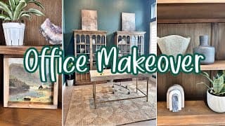 Office Makeover 2025 / Home Office Decorating Ideas / Home Office Decor