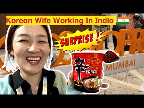 Surprising Korean Wife At Work In India 🇮🇳| Authentic Korean Cuisine In Mumbai❤️