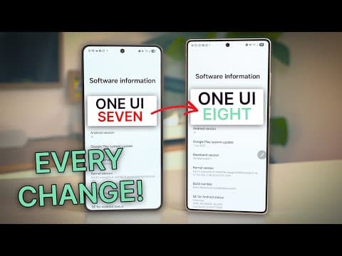 One Ui 8 Vs One Ui 7 - Everything New!
