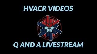 Hvacr Videos Q And A Livestream Vertical (originally Aired 01/19/26) 📱