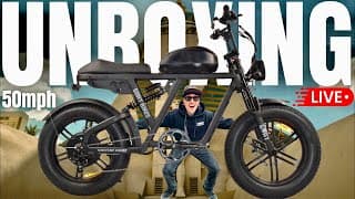 Live: 50 Mph Goat Power Motor Goat V3  Unboxing & Q&a | Fast Electric Bike!