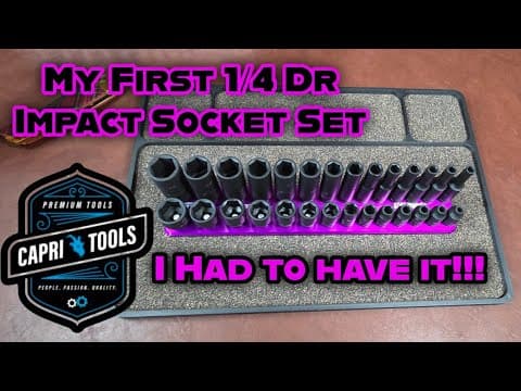 Capri Tools 1/4 Impact Socket Set So Cheap And So Good