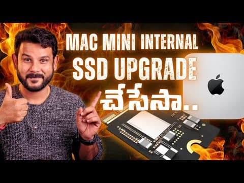 How To Upgrade M4 Mac Mini Ssd In Telugu #kmcreativezone #km #kishoremaarisetty