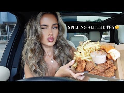 Raising Canes Mukbang + Q&a | Childhood Trauma, Toxic Relationships, Becoming An Influencer & Etc!