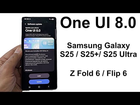 How To Update Samsung Galaxy S25 Ultra To One Ui 8.0 And Android 16
