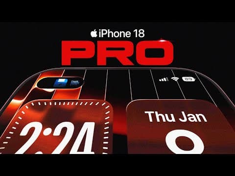 Introducing Iphone 18 Pro | First Look