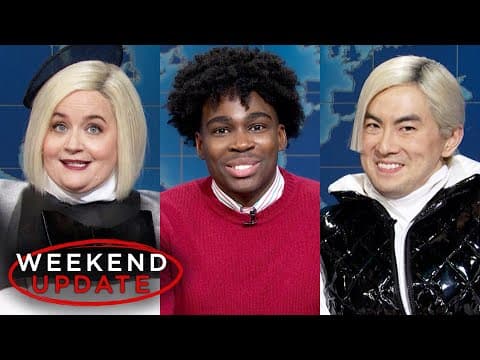Weekend Update ft. Bowen Yang, Aidy Bryant, Kam Patterson and Christmas Joke Swap - SNL