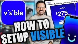 How To Set Up A Visible Mobile Account & Porting Over Your Number!