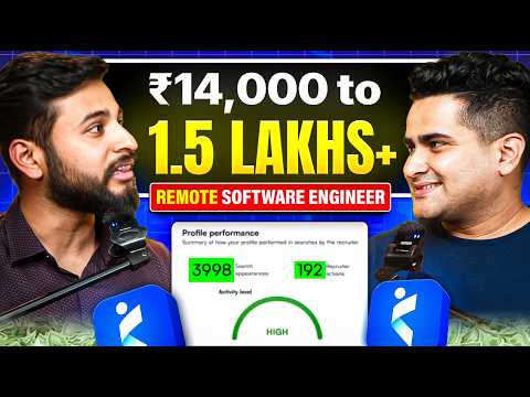 Small Town To Remote Software Engineer! ₹14,000 To ₹1.5 Lakh/month 🔥 Data Engineering Roadmap 2026