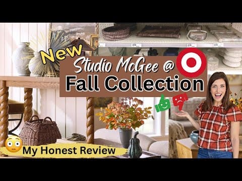 New Fall Decor At Target 🍂 | Studio Mcgee Fall 2025 Collection | My Honest Review, Shop With Me
