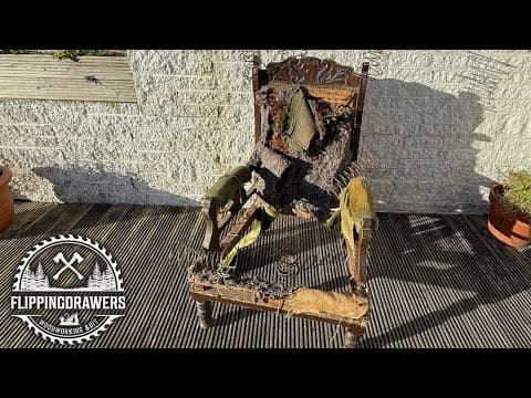 Very Broken Old Armchair Restoration