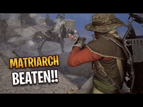 We Took Out The Matriarch In Arc Raiders!!