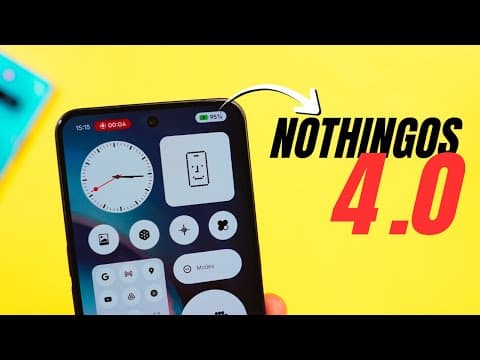 Nothing Os 4.0 December Update 🔥 New Battery Indicator & Major Improvements!