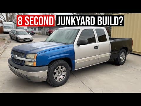 Junkyard Race Truck Gets Its New Powerplant And Suspension