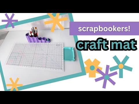 New Craft Mat For Scrapbookers!