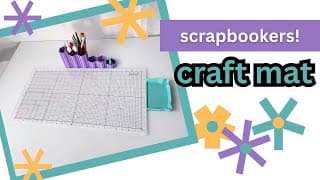 New Craft Mat For Scrapbookers!