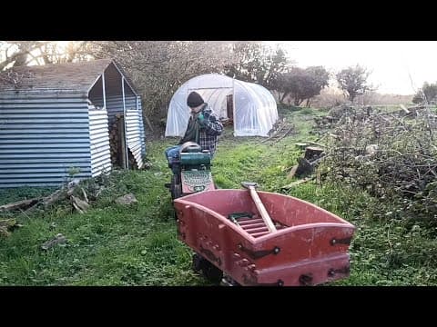 The Narrow-gauge Loco Finally Has A Home: Polytunnel Rebuild Project