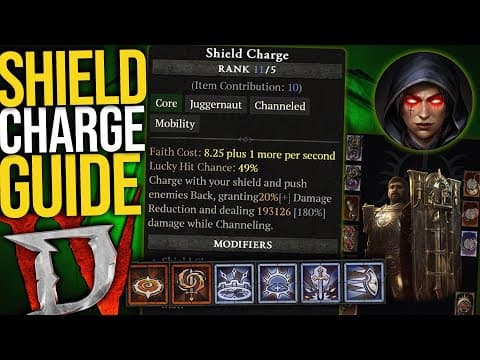 Diablo 4 - The Shield Charge One-button Zoomer
