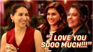 On Set With Kajol And Kriti | Childhood Crush | Sahiba Bali