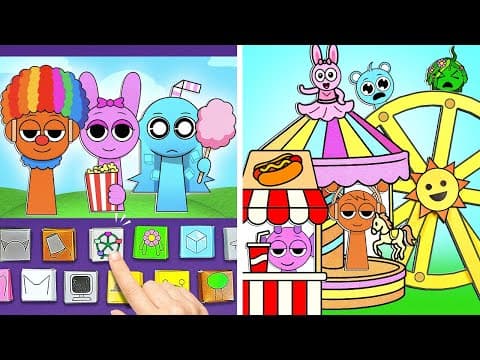 Sprunki’s Cardboard Carnival Madness! 🎡🍿 Diy Fun You Can’t Miss! 🤪📦