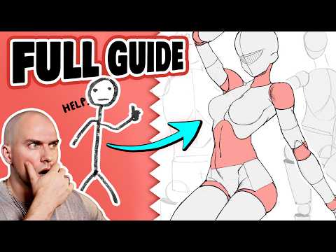How To Draw Anatomy (drawing The Body For Beginners)