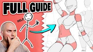 How To Draw Anatomy (drawing The Body For Beginners)