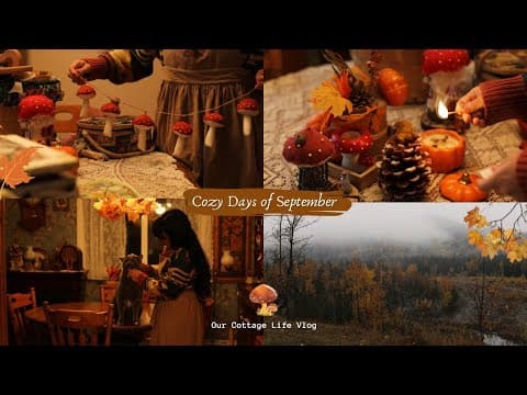 Cozy Days Of September 🍂🕯️| Rainy Days At Home 🍄