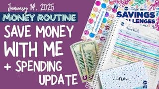 Money Routine | Saving Money + Bill Tracking