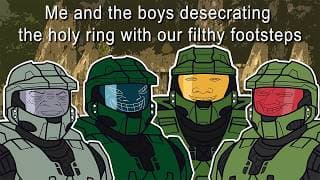 We Beat Four Player Legendary Halo 2