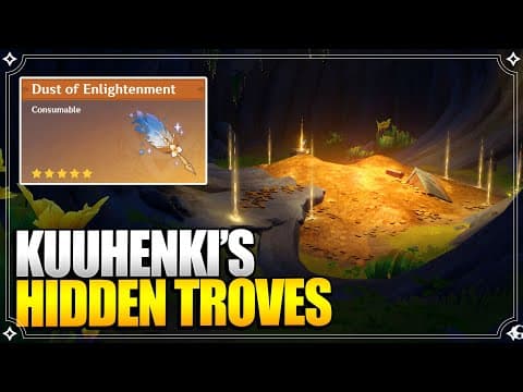 Kuuhenki's Hidden Troves Locations - Nod-krai Luna 1 | World Quests & Puzzles【genshin Impact】