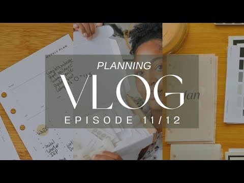 Planning Diaries: Ep. 11 & 12 (8lotus December Subscription Box, Organizing Planner Supplies & Pwm)