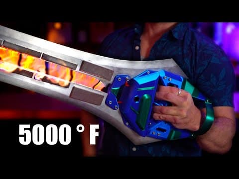 I Built The World's First Plasma Sword...for Science