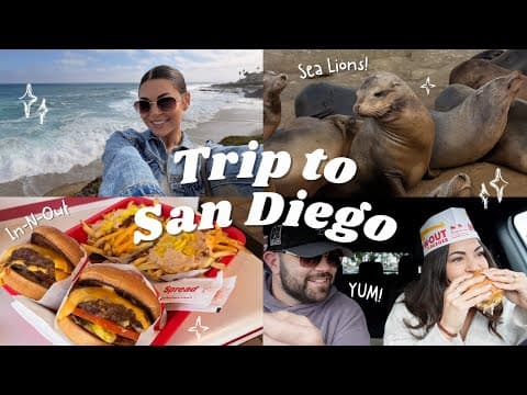 San Diego Travel Vlog 🌴 Pack W/ Me, In-n-out Runs & The Wine + Food Fest