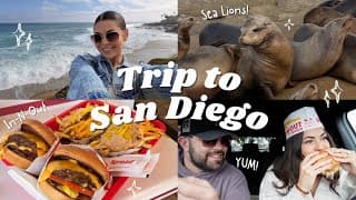 San Diego Travel Vlog 🌴 Pack W/ Me, In-n-out Runs & The Wine + Food Fest