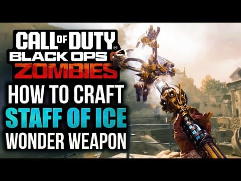 Bo6 Zombies: Build & Upgrade The Staff Of Ice In The Tomb