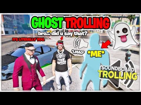 Invisible Soundboard Trolling Gangs On Gta Rp | Dondada Rp