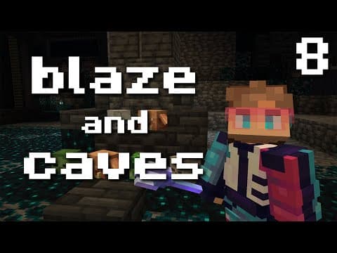 Blaze And Caves 1.21.6 Solo Run Day 8 - Mob Head Farm