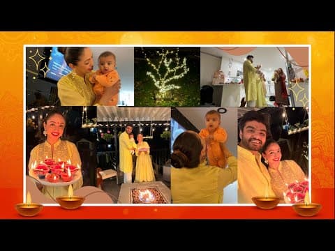 Lamha's First Diwali || My Daughter's First Festival || Diwali In Canada
