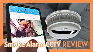 Dummy Smoke Detector Security Camera Review - Camduck Cctv Nannycam