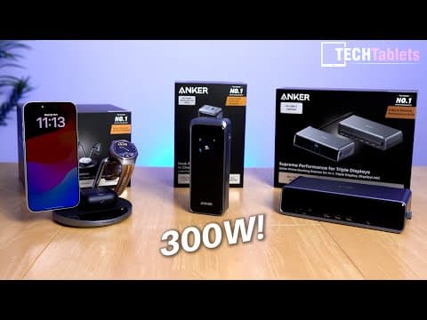 Anker Prime Series 2025 - The 300w Power Bank, Wireless Charging Station & Triple Display Dock!