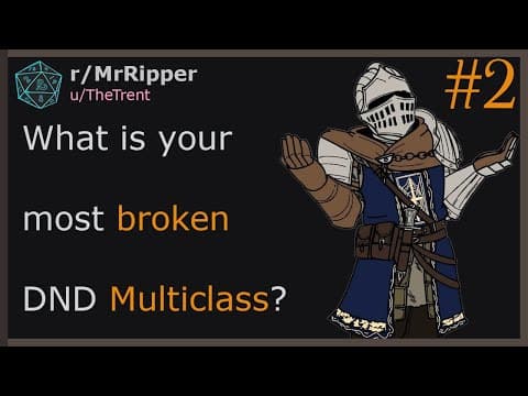 What Is Your Most Broken Dnd Multiclass? 🅿️2  #dnd