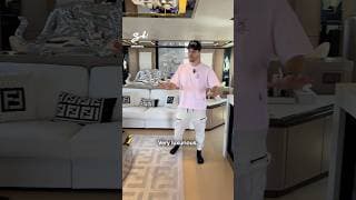 $22 Million Golden Yacht!🛥️#luxury #boats #yacht